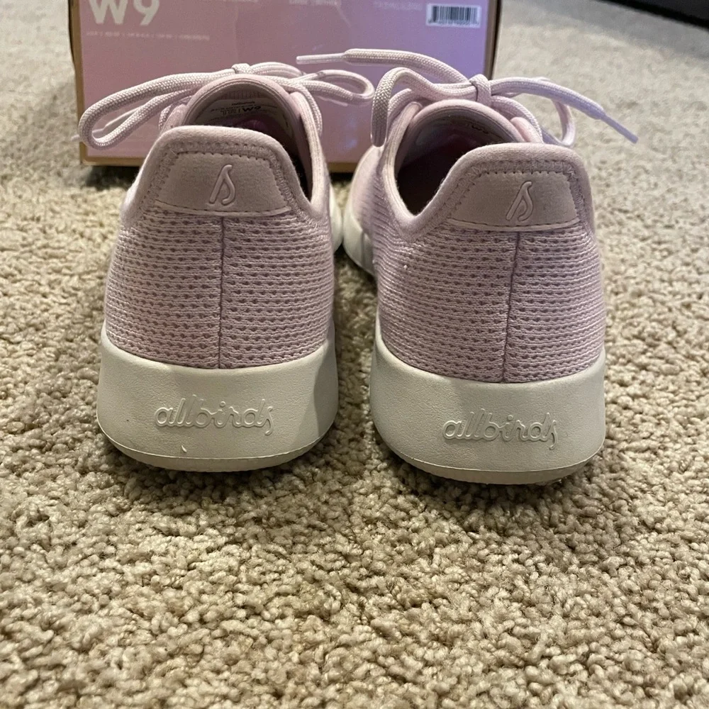Allbirds Womens Tree Runner Lilac (White Sole) Running Shoes Size 9 - Picture 6 of 8